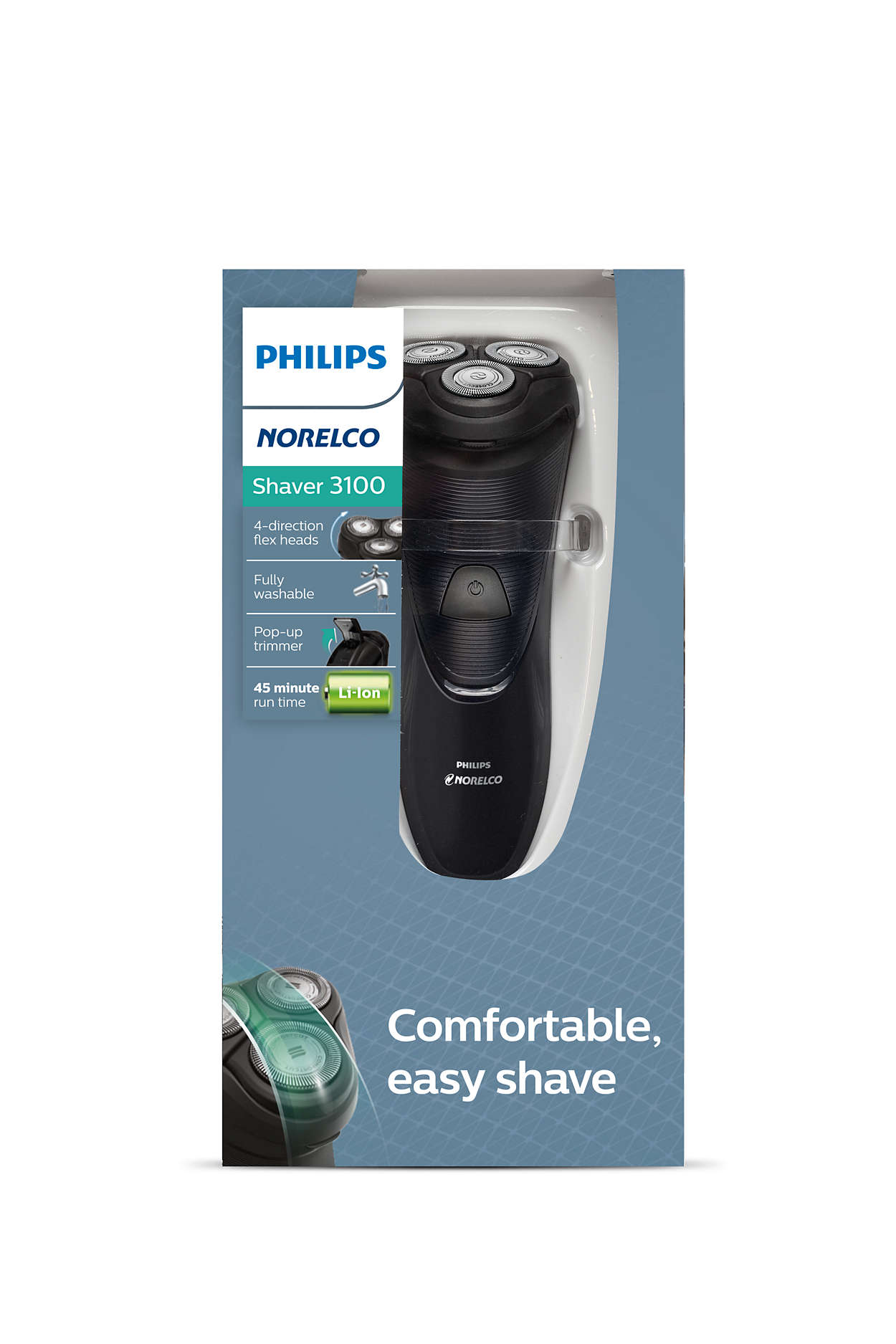 Qualification sausage Pith Shaver 3100 Dry electric shaver, Series 3000 S3310/81 | Norelco