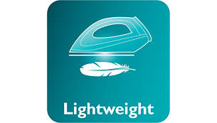 Light weight iron for effortless ironing