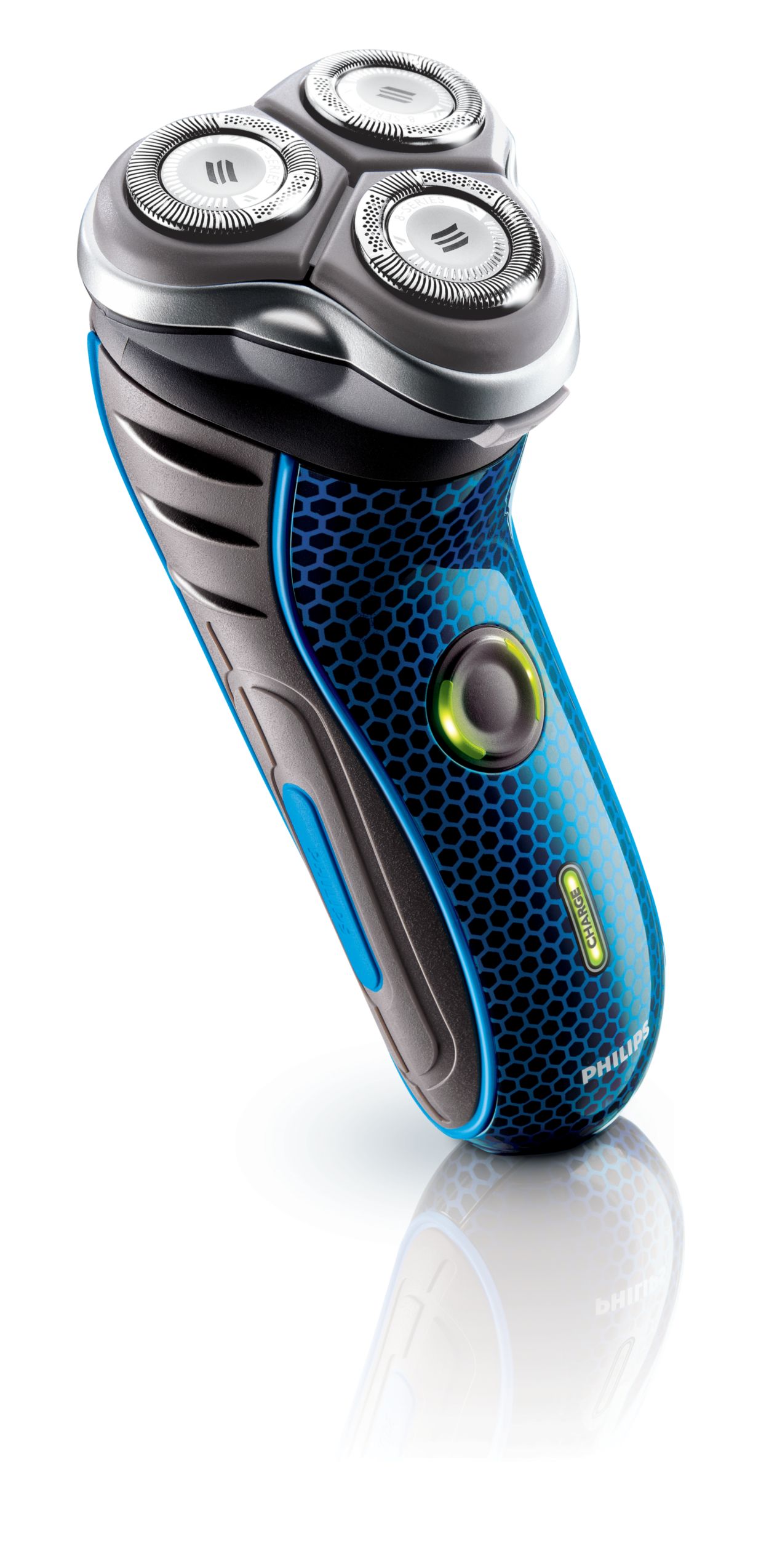  Philips Norelco - Afeitadora eléctrica recargable para hombre,  serie 3000, para hombre en húmedo/seco, afeitadora eléctrica para hombre,  acero metálico moderno : Belleza y Cuidado Personal