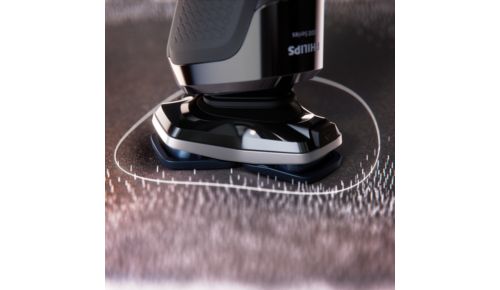 Passt sich Ihrem Bart für eine mühelose Rasur an