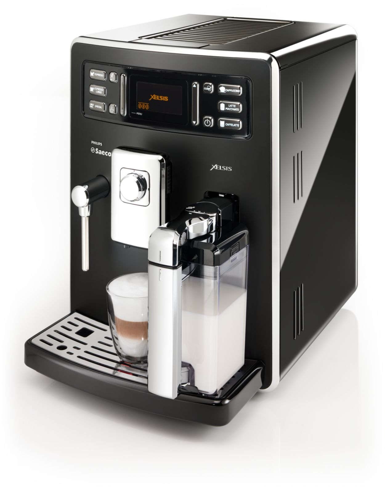 Cafetera express - SAECO SM8889/00, 15 bar, 230 V, 0,6 l, Inox