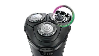 Glides over skin for a smooth and even shave