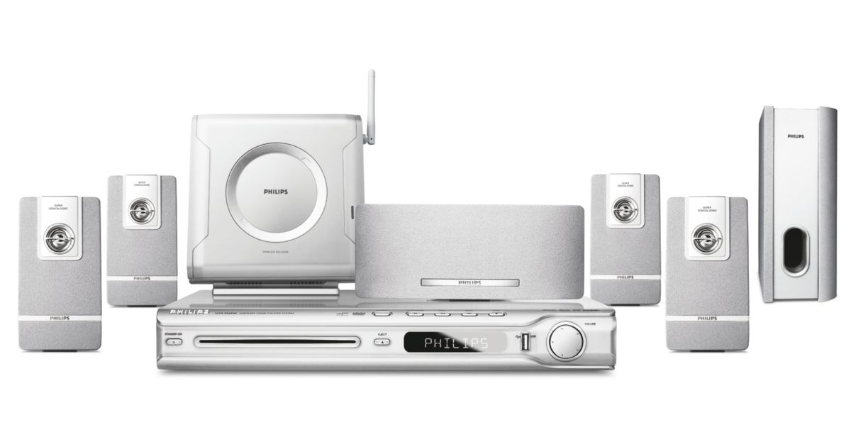 Sistem Home Theater wireless HTS5000W/12 | Philips