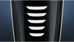 5-level battery and travel lock Indicators