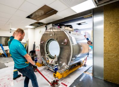 Installatie van de Mri-machine