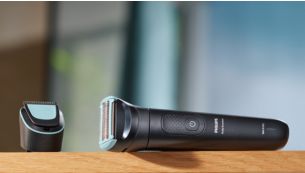 Dual-head system for a close shave or styled trim