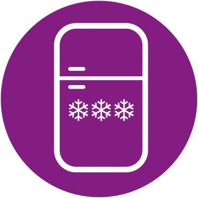 For use in fridge and freezer