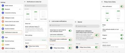 Oppo notification settings