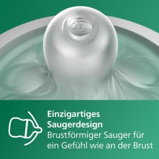 Avent Natural Response Kleines Flaschen-Set aus Glas für Neugeborene