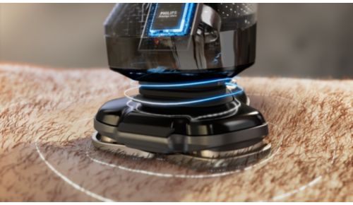 Si adatta alla densità della barba per una rasatura semplicissima