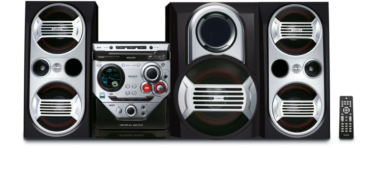 Mini Hi-Fi System c/MP3 FWM583/BK | Philips