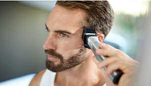 Extra-wide hair trimmer to cover more areas faster