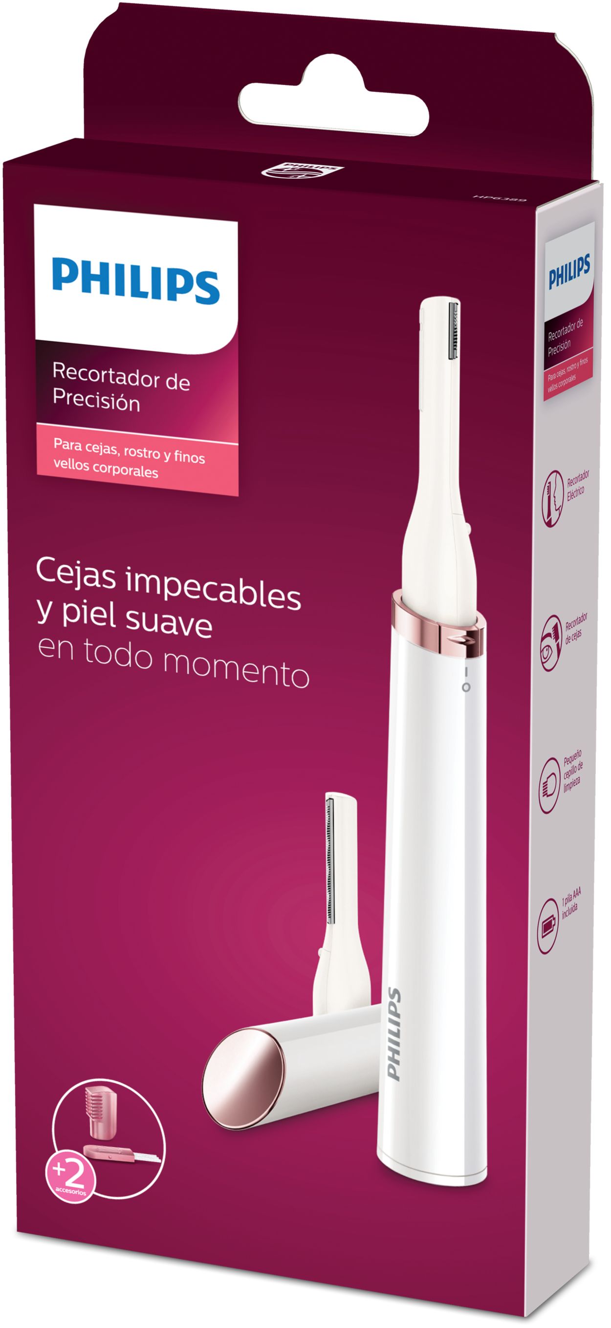 precision Philips touch trimmer | up HP6389/00