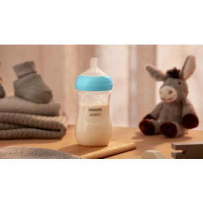 Supports baby's individual drinking rhythm