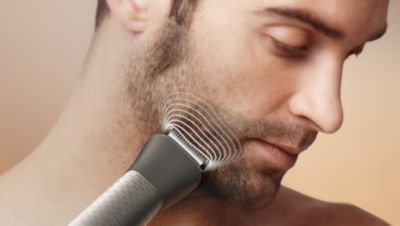 Powerful trimming even on the most demanding of beards