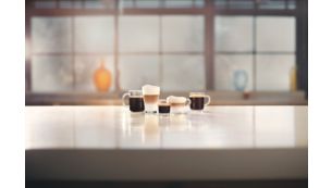Пять превосходных видов кофе на выбор, включая капучино — в вашем распоряжении