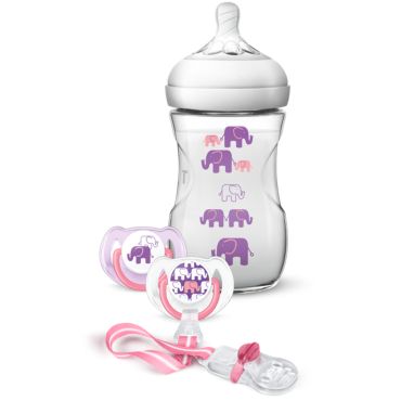 Philips Avent Natural elephant design gift set