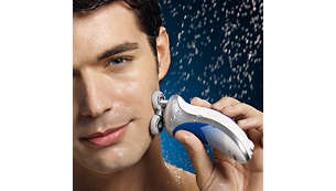 Hot water opens your pores, resulting in a close shave