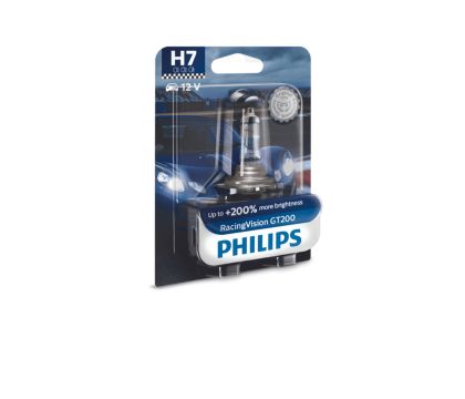 Philips RacingVision GT200 H7 Scheinwerferlampe +200