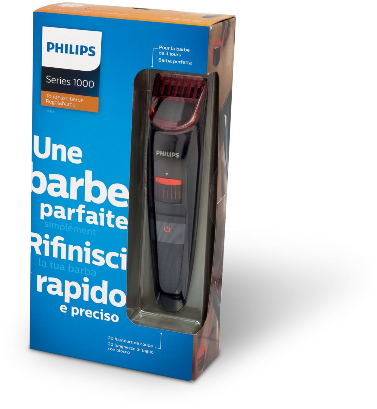 Annoteren uitrusting tv station Beardtrimmer series 1000 tondeuse barbe BT405/16 | Philips