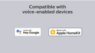 Works with popular voice assistants