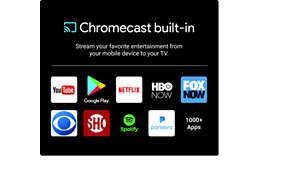 Cast your favorite entertainment from a mobile device to TV