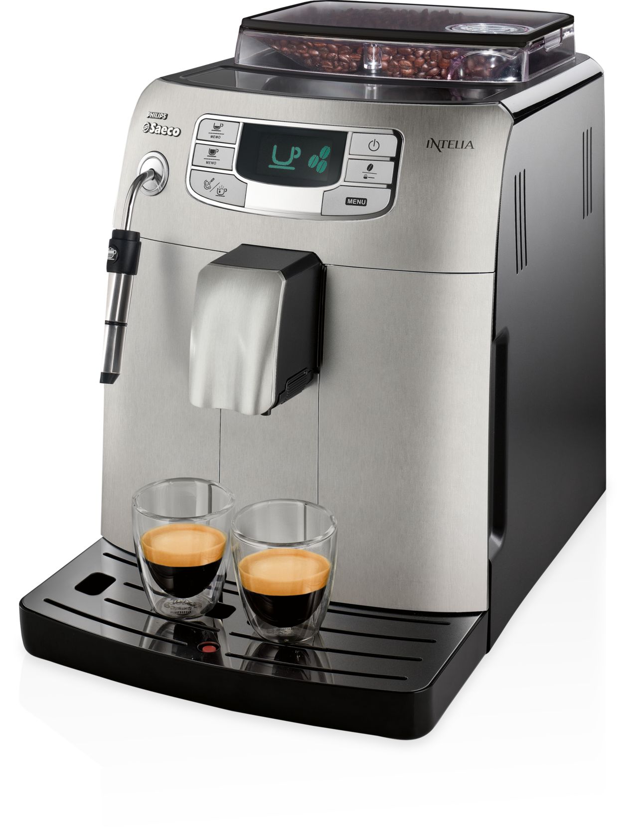 Oorlogszuchtig software buik Intelia Volautomatische espressomachine HD8752/83 | Saeco