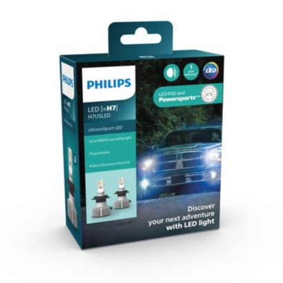 UltinonSport H7USLED Fog and Powersport bulbs LUM11972ULSX2 | Philips