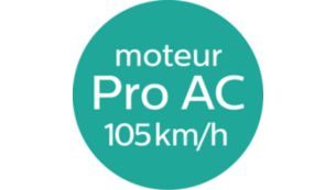 Séchage rapide, moteur pro AC puissant