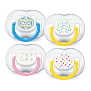 Freeflow Pacifier 6-18m, Various Designs, 2 pack