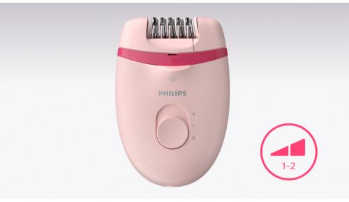 2 impostazioni di velocità per catturare i peli più sottili e quelli più spessi