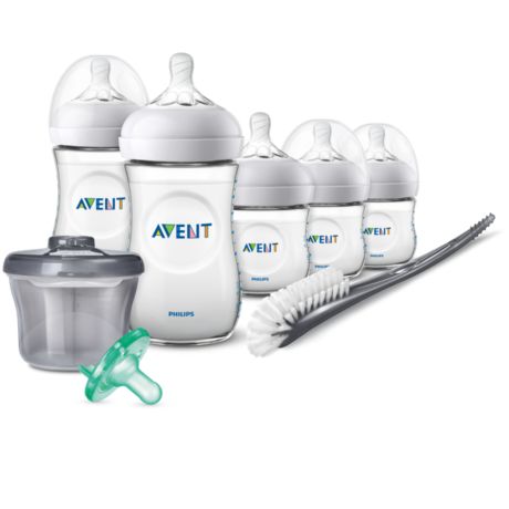 SCD206/02 Philips Avent Natural Baby Bottle Newborn Starter Gift Set