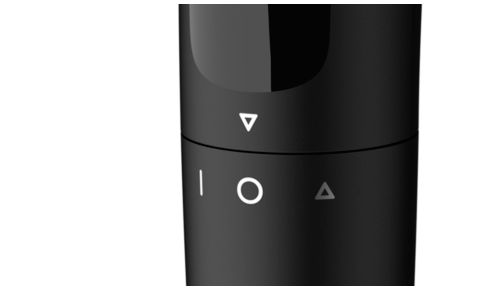 Delikatnie obróć uchwyt, aby włączyć urządzenie