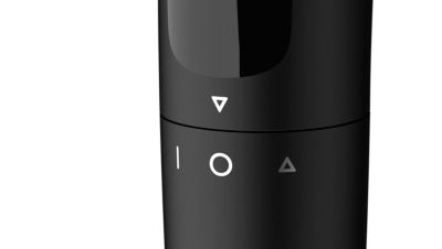 Gently rotate the handle to turn on the device