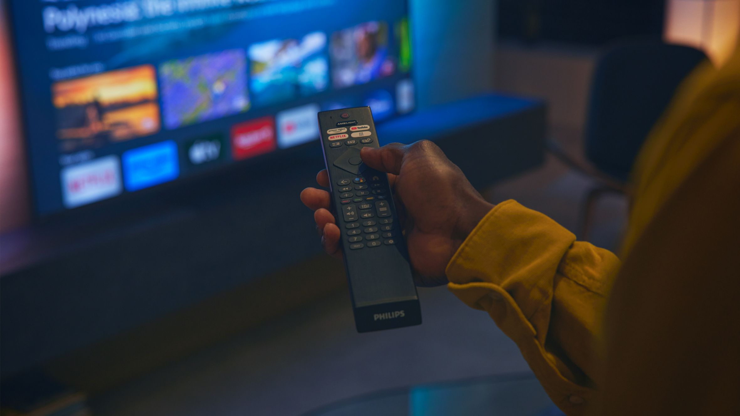 Remote control of Ambilight TVs