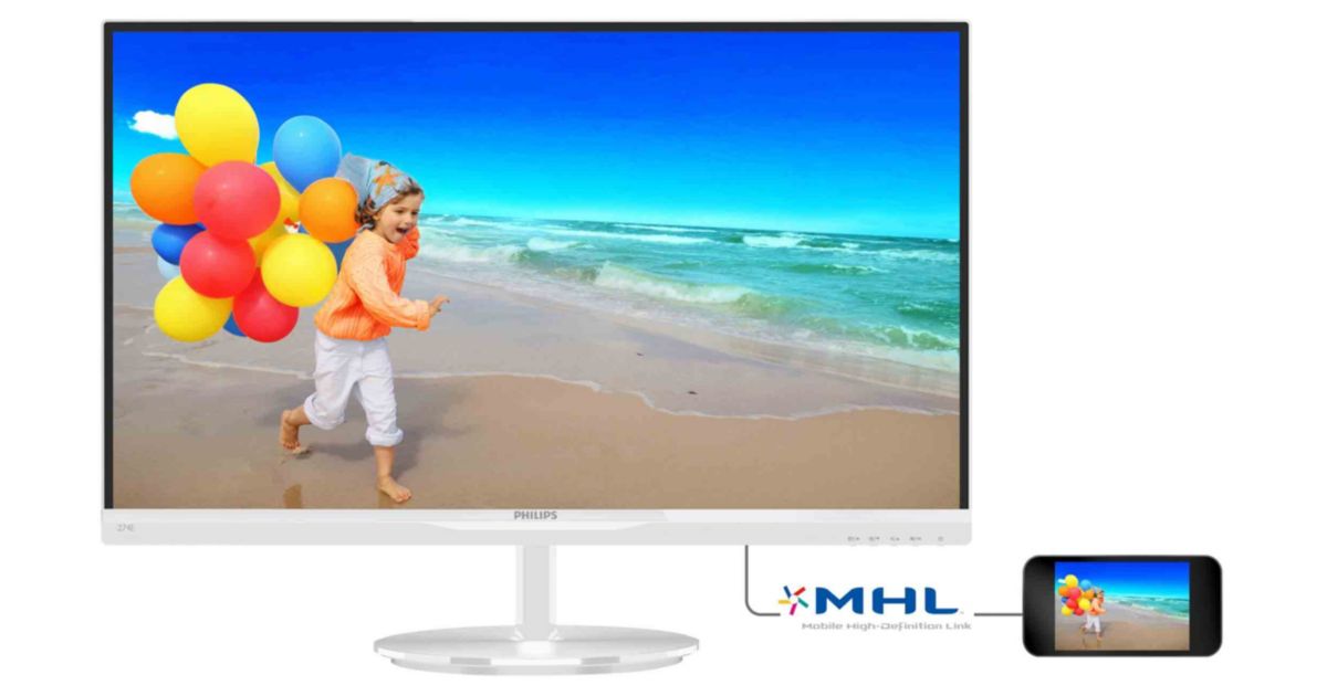 LCD monitor with SmartImage lite 274E5QHAW/01 | Philips