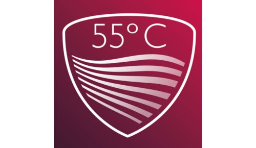 Pflegeeinstellung für besseren Schutz beim Trocknen und Stylen