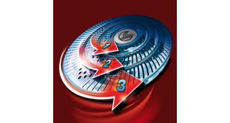 Têtes de rasage Speed-XL pour un rasage de près et rapide