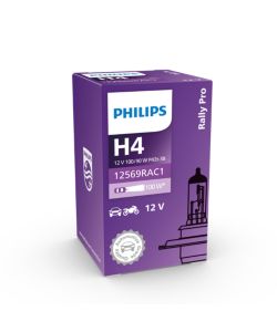 Rally car headlight bulb LUM12569RAC1 21 Philips