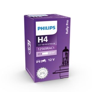 Rally car headlight bulb