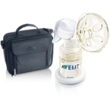 Manual breast pump set