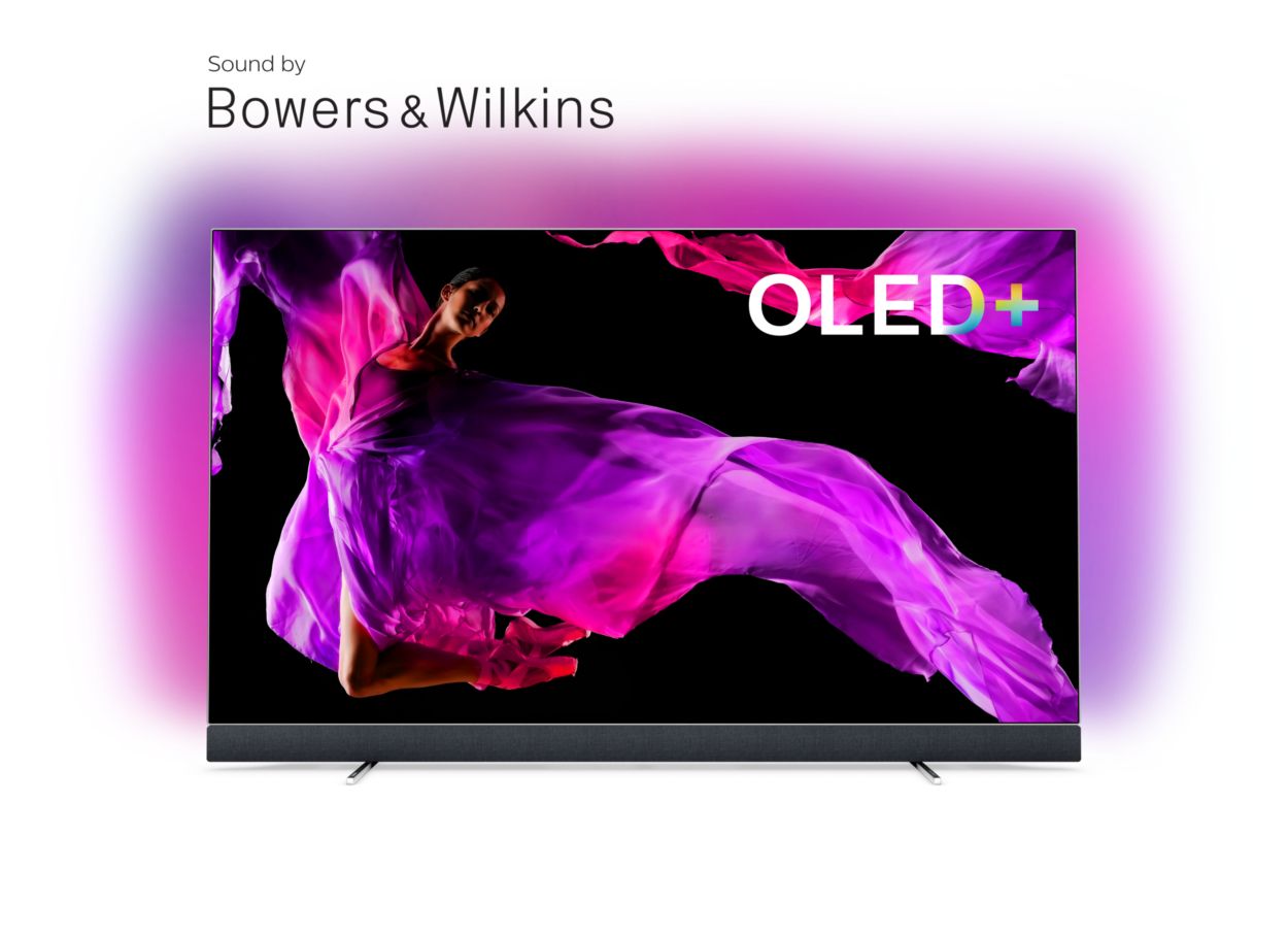 Philips Ambilight 65 OLED+ Smart TV 4K UHD OLED908/12 - TV-er