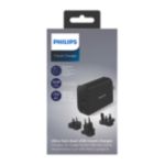 Ladegerät für Reisen mit Typ-C- und USB-A-Anschlüssen