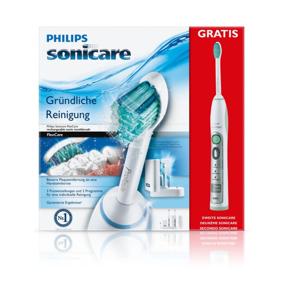 FlexCare Two sonic electric toothbrushes HX6932/34 | Sonicare