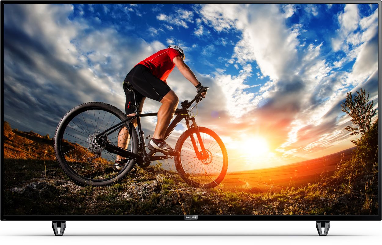 TV LED 50  Philips 50PUS7303/12, UHD 4K, Ambilight 3 lados, P5, HDR Plus,  Quad Core, Pixel Precise