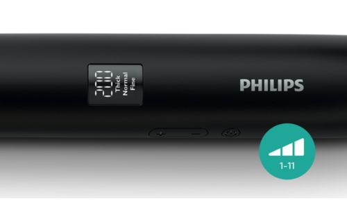 11 ajustes digitales de temperatura para un control absoluto