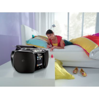 Disfruta de la música de tu iPod y CD vayas donde vayas