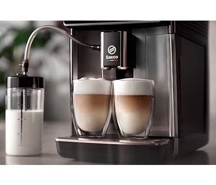 Personaliza fácilmente tu café con los preajustes de sabor Philips Saeco adecuada Aroma Cafetera espresso totalmente automática SM6585/00 