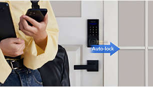 Auto-lock as you leave