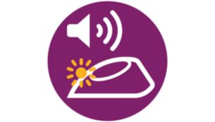 Intelligent calc clean reminder with sound & light